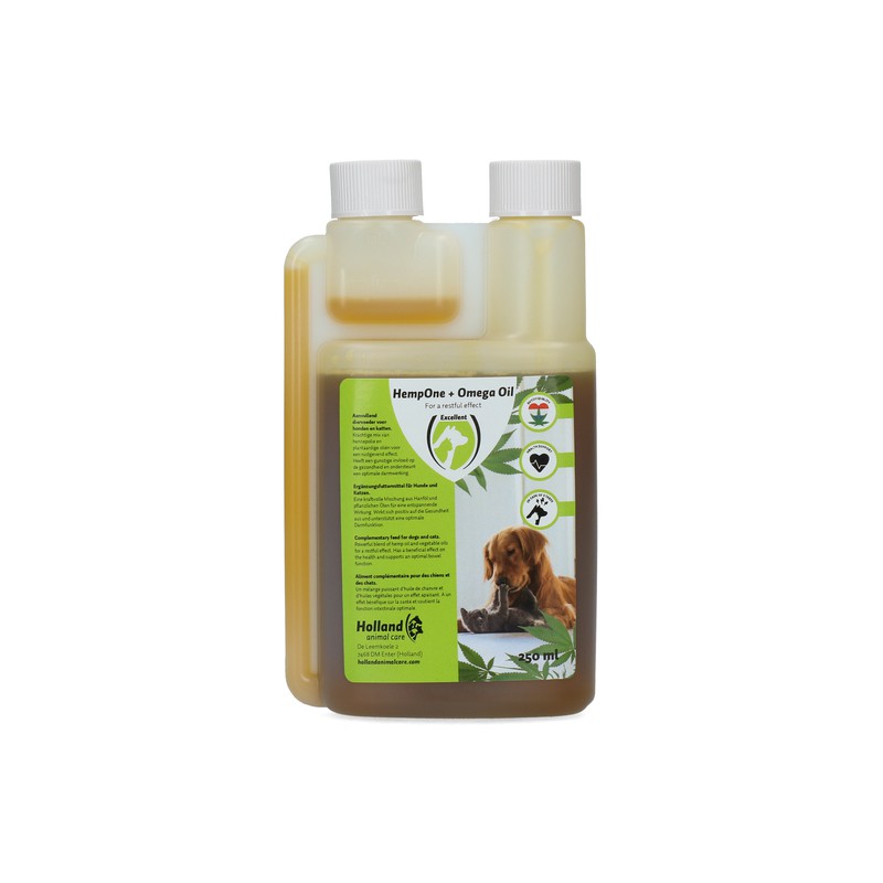 HempOne + Omega Oil Hond en Kat 250 ml