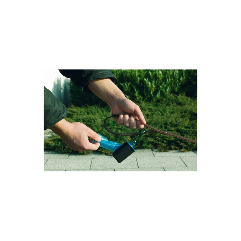 BZ poepzakhouder met zakjes 2X20 stuks BZ poepzakhouder met zakjes 2X20 stuks
