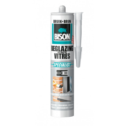 Bison beglazingskit bruin 310 ml