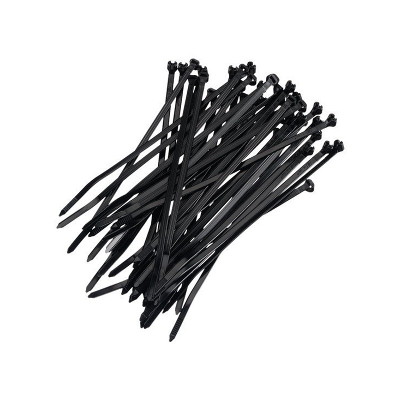 Kabelbinder zwart 2.5x100mm 100 stuks