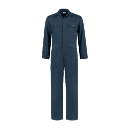 Kinderoverall polyester / katoen marine
