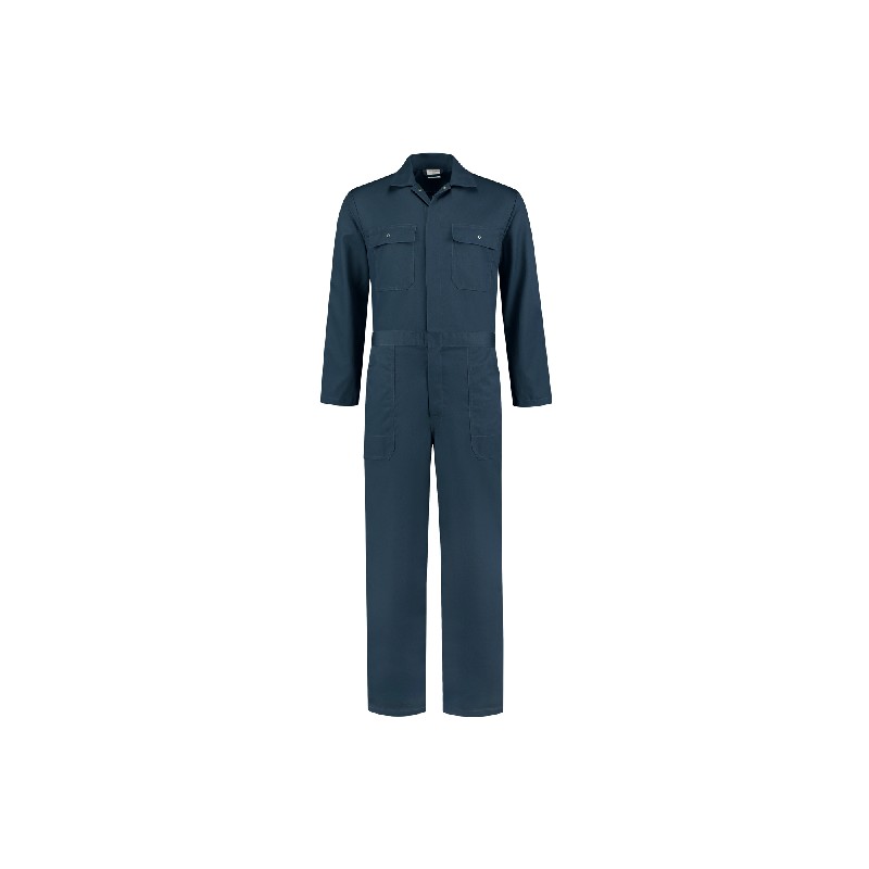 Kinderoverall polyester / katoen marine Kinderoverall polyester / katoen marine