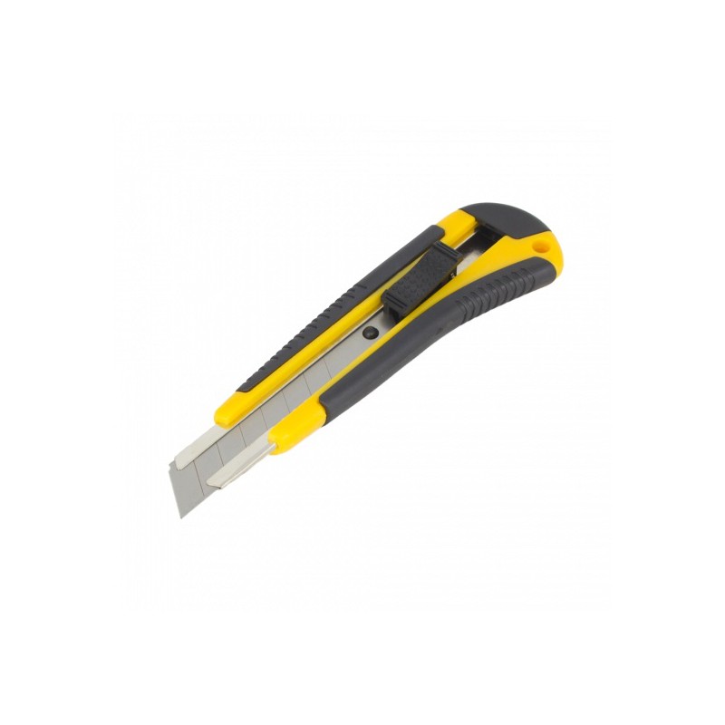 Afbreekmes kunststof met softgrip 18mm Afbreekmes kunststof met softgrip 18mm