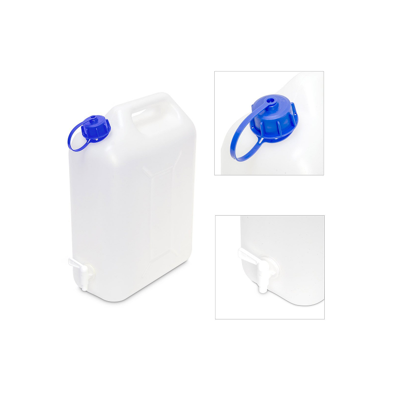 Jerrycan voor water met kraan 5 liter Jerrycan voor water met kraan 5 liter