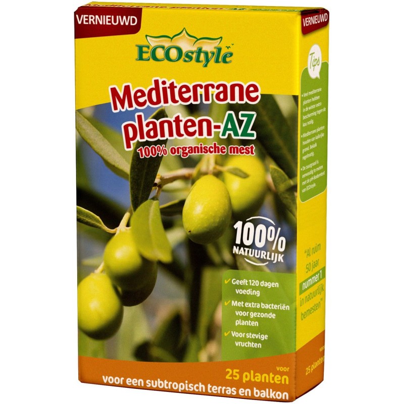 Mediterrane Planten-AZ 800 gram Mediterrane Planten-AZ 800 gram