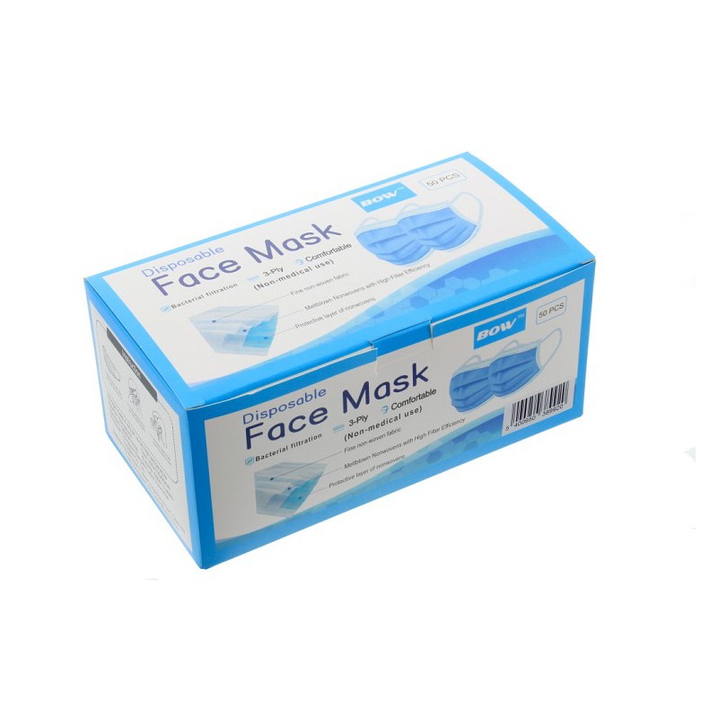 Hygiëne mondkapje BOW 50 stuks Hygiëne mondkapje BOW 50 stuks