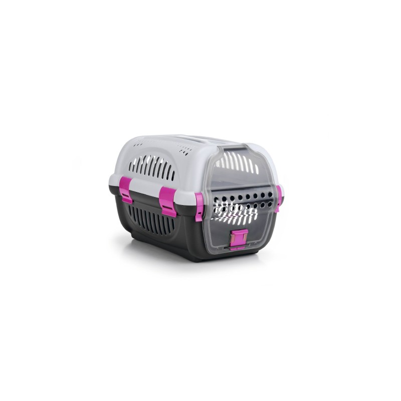 BZ reismand rhino grijs/roze 51 X 34,5 X 33 cm BZ reismand rhino grijs/roze 51 X 34,5 X 33 cm