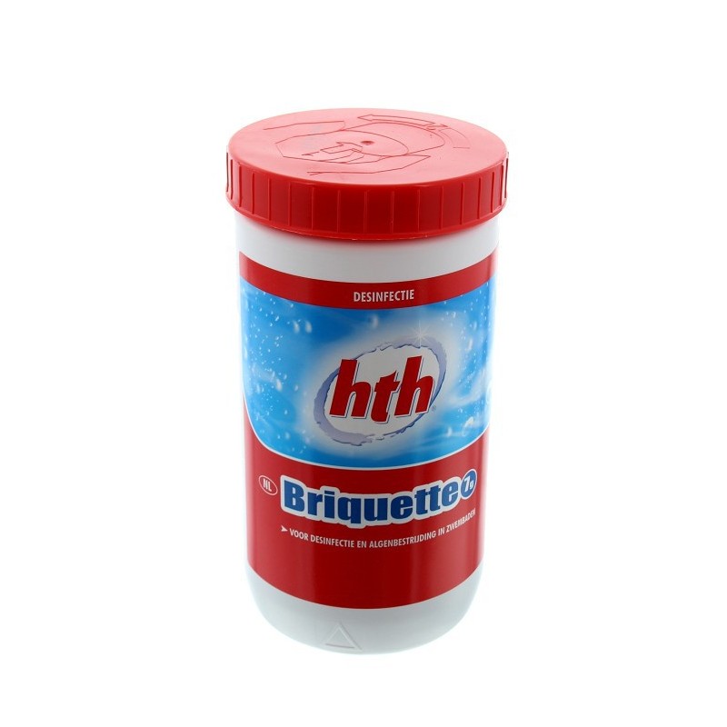 Chloorbriquettes zwembad matig snel HTH 1 kg Chloorbriquettes zwembad matig snel HTH 1 kg