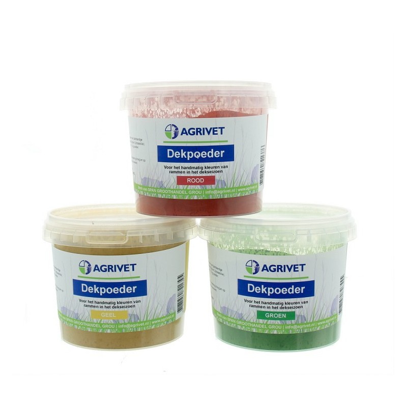 Agrivet dekpoeder voor rammen blauw 1000gr Agrivet dekpoeder voor rammen blauw 1000gr