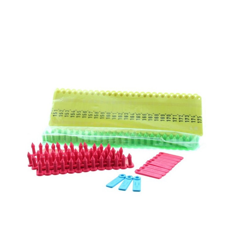 Oormerk Rototag/Twintag rood nr 51-100 Oormerk Rototag/Twintag rood nr 51-100