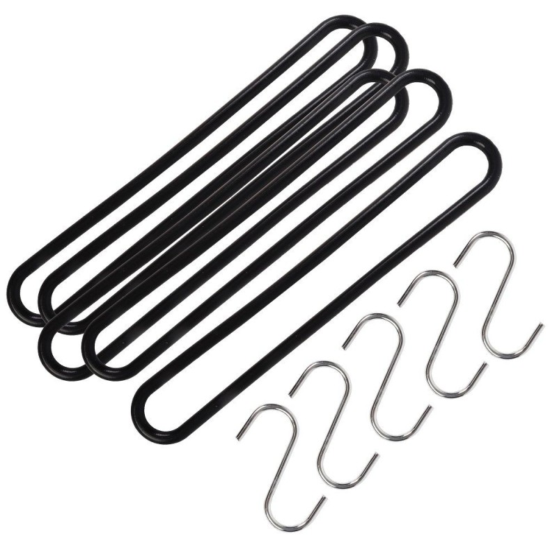 Karrubbers 25 cm en S-haken 5 stuks Karrubbers 25 cm en S-haken 5 stuks