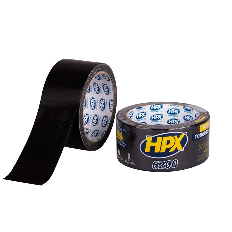 Duct tape zwart 48mm x 10m