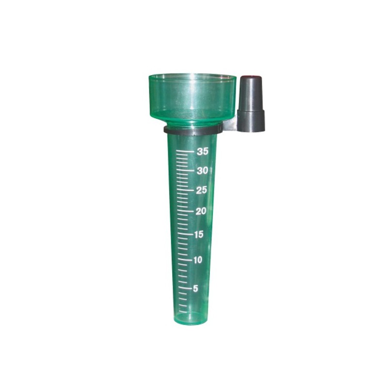 Regenmeter met stokhouder Regenmeter met stokhouder