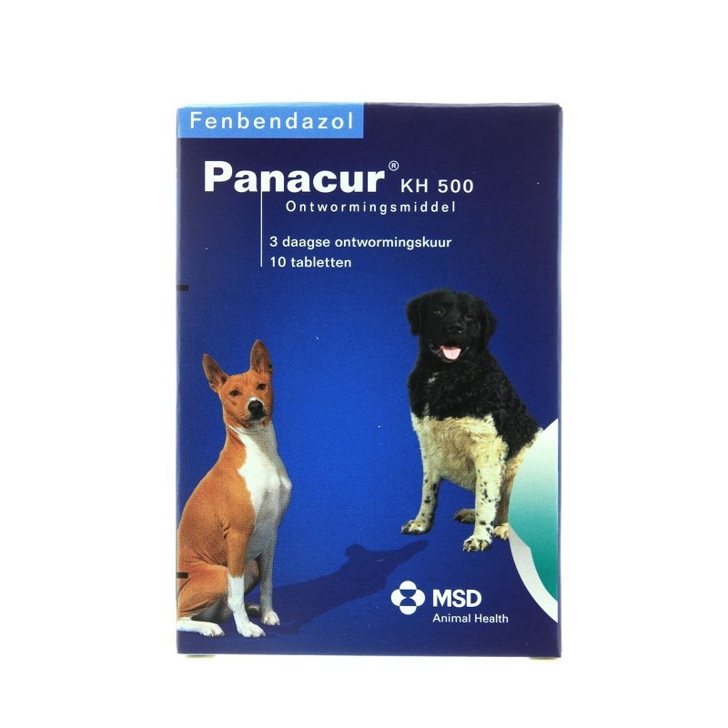 Ontworming hond/kat Panakur 500mg 10 Tabletten Ontworming hond/kat Panakur 500mg 10 Tabletten