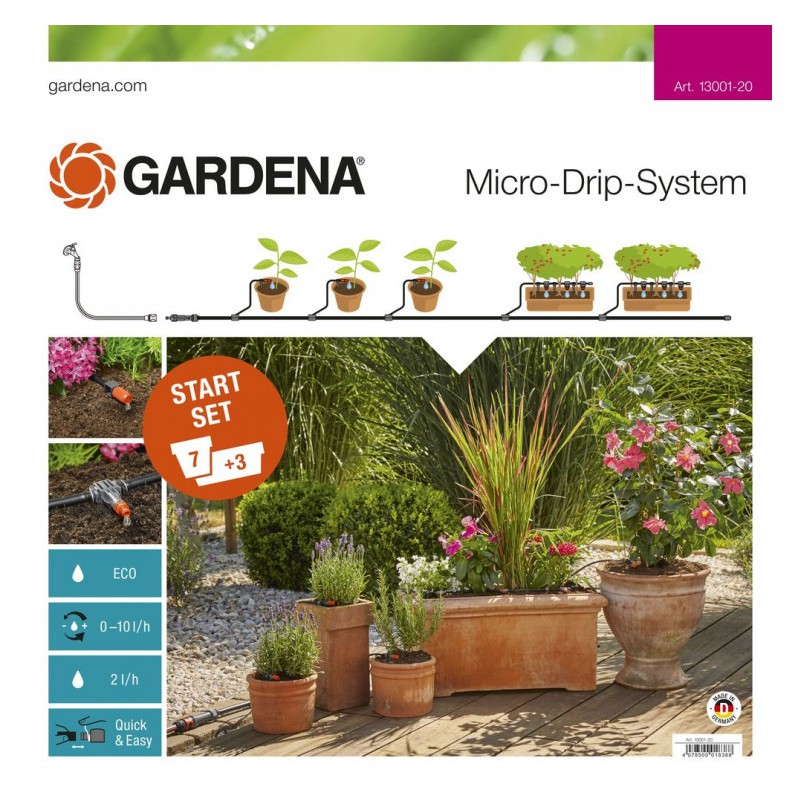 Gardena Micro Drip System startset M bloembakken