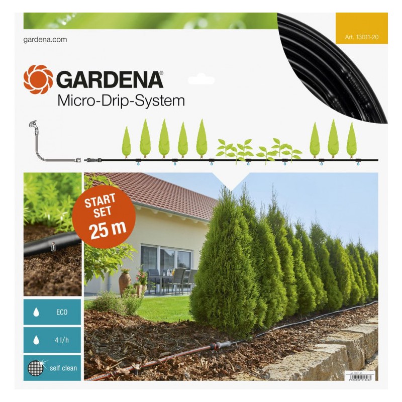 Gardena Start Set M voor rijplanten 25m