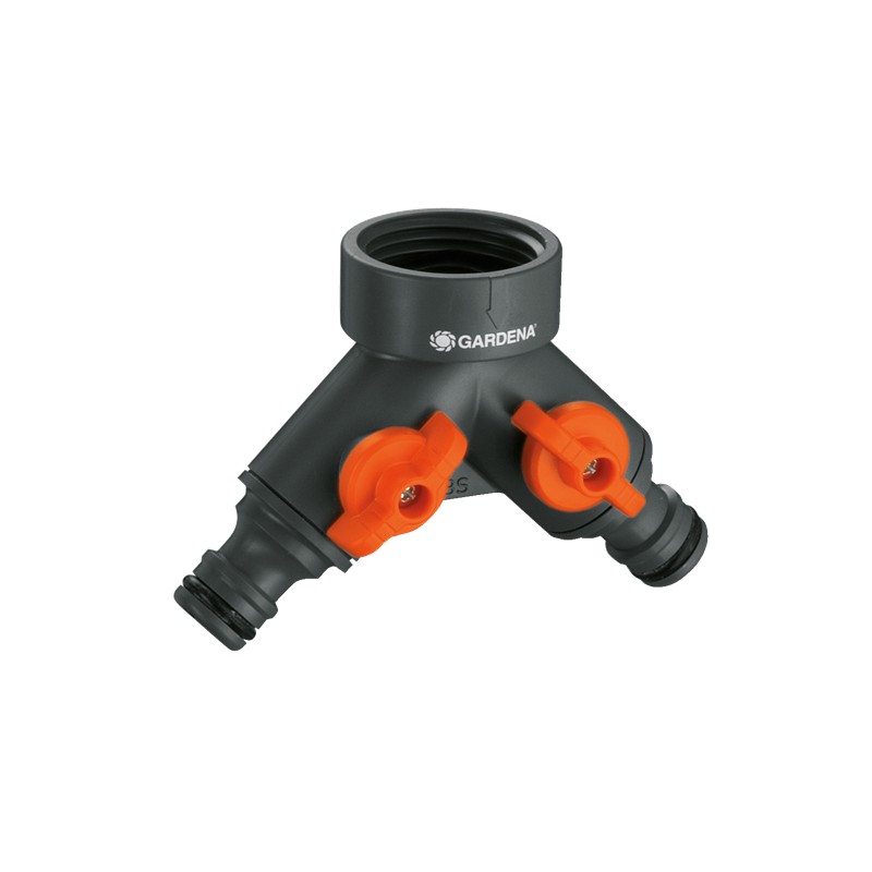 Gardena 2-weg-waterverdeler 26,5 mm (G 3/4") Gardena 2-weg-waterverdeler 26,5 mm (G 3/4")