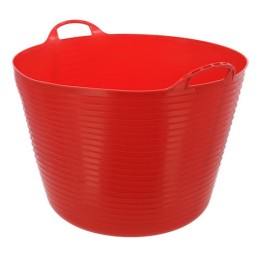 Flexibele mand rood 60 liter