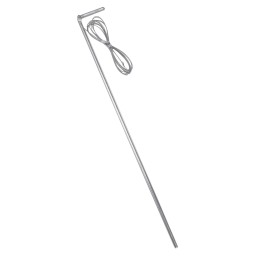 Aardpen 50 cm met 3 meter...