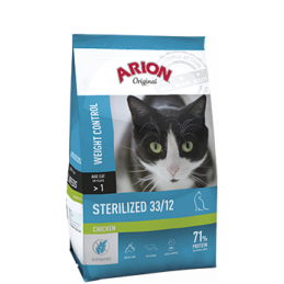 Arion Kattenbrokken Original sterilized kip 33/12 2kg