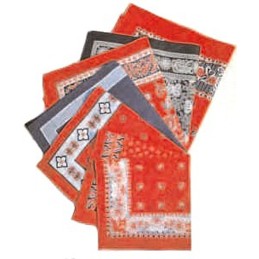 Boeren zakdoek 50x50cm rood