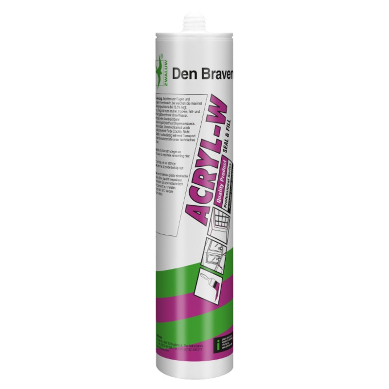 Acryl-W Zwaluw acrylaatkit bruin 310ml Acryl-W Zwaluw acrylaatkit bruin 310ml