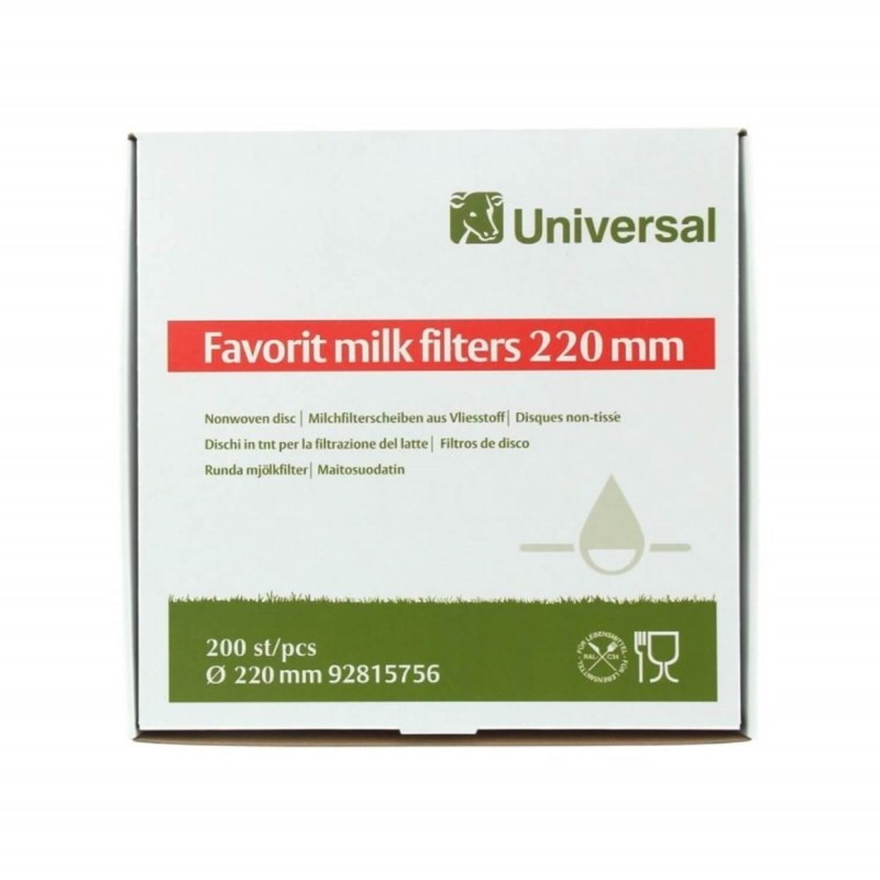 Melkfilterschijf Hygia Favorit II 220 MM
