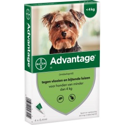 Advantage 40 hond tot 4 kg...