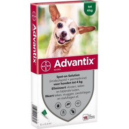 Advantix 40 hond tot 4kg 6...