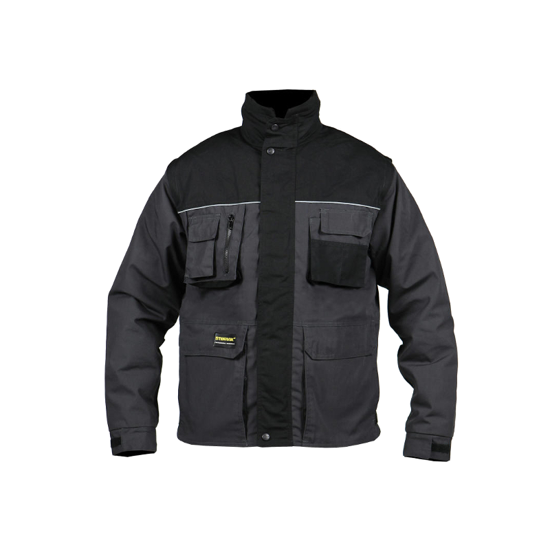 Storvik Aron werkjas met bodywarmer Antraciet Storvik Aron werkjas met bodywarmer Antraciet