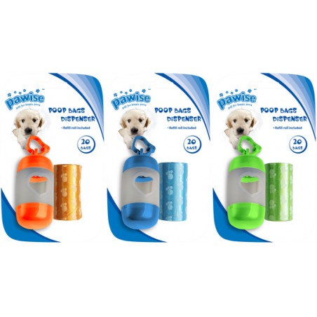 Poop Bags Dispenser with Refill (2 x 20 pcs)
