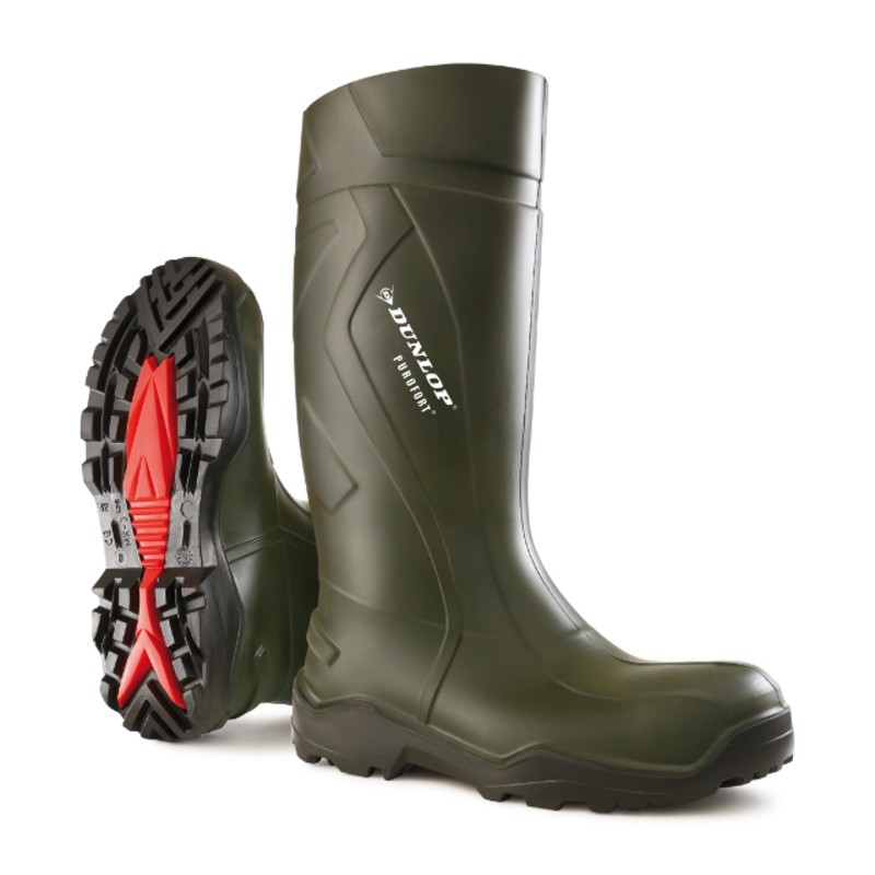 Dunlop Purofort+ full safety laars met stalen neus en stalen zool Dunlop Purofort+ full safety laars met stalen neus en stalen zool