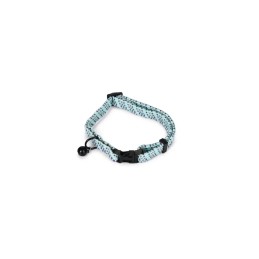 Kattenhalsband blauw nylon...