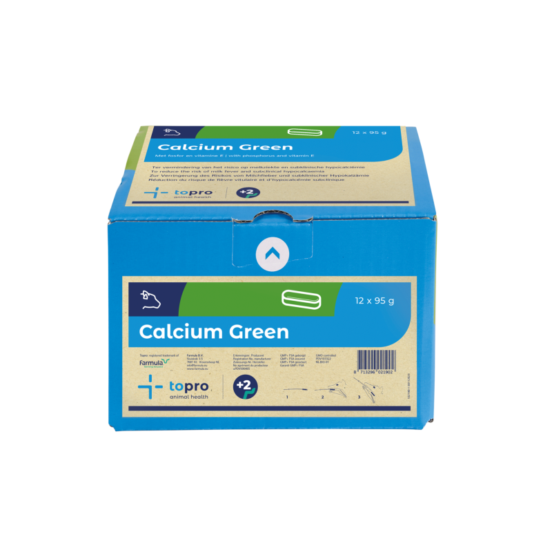 Topro Calcium Green bolus 12 x 95 gram Topro Calcium Green bolus 12 x 95 gram