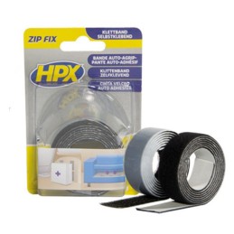 Zip Fix klittenband zwart...