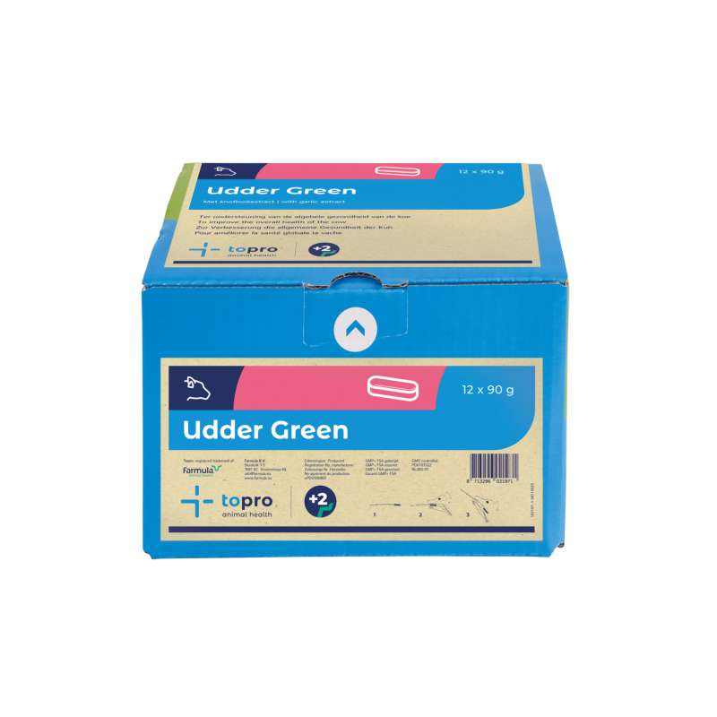 Topro Udder Green bolus 4 x 90 gram Topro Udder Green bolus 4 x 90 gram