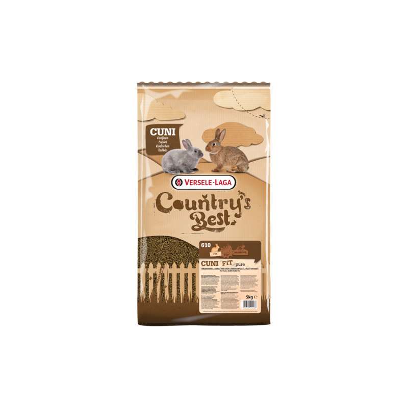 Country`s Best Cuni Fit Pure Konijnenkorrel 5kg