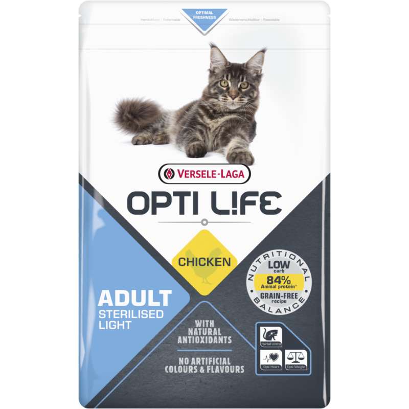 Opti Life Cat Sterilised/Light kip 2,5 kg