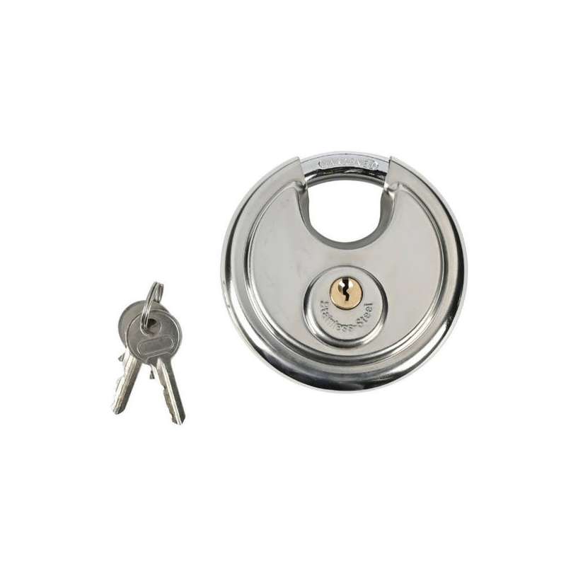 Discusslot RVS 70mm met 2 sleutels