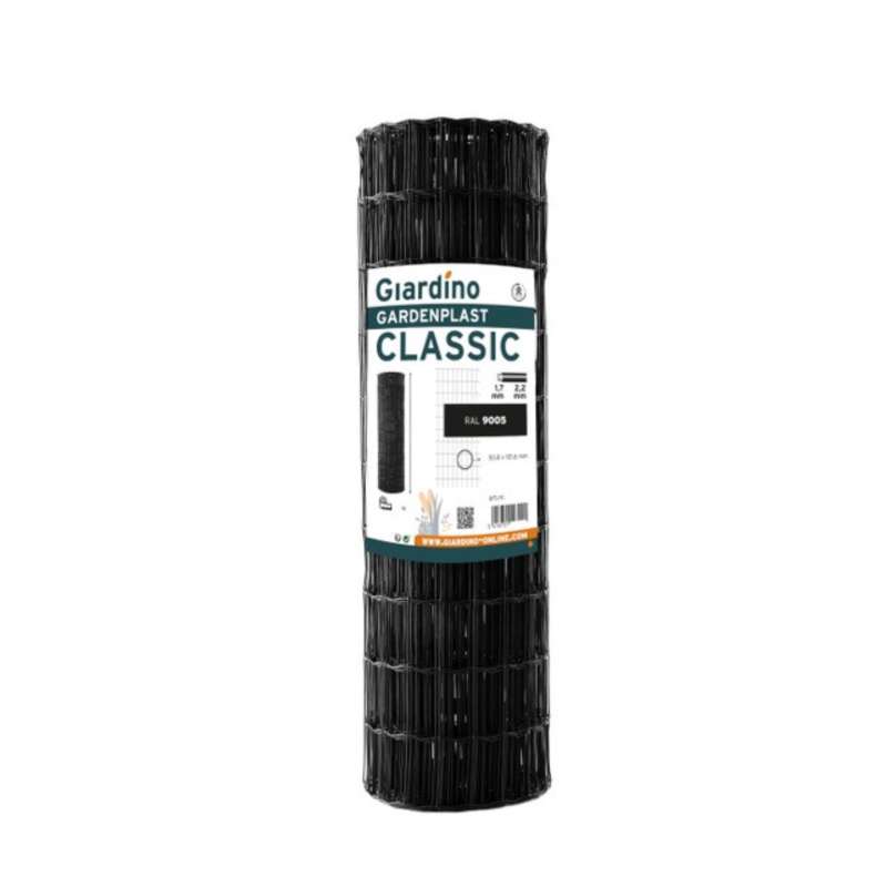Gaas Gardenplast Classic zwart 0.81m x 25m