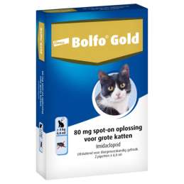 Bolfo Gold kat 80 2 stuks