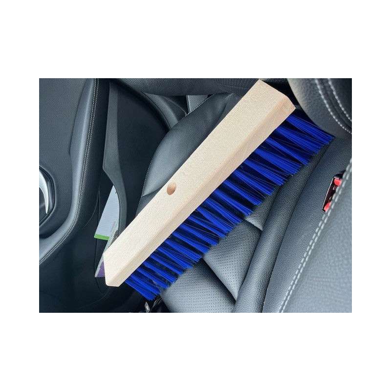 Stalbezem PVC blauw 36 cm