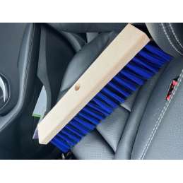 Stalbezem PVC blauw 45 cm