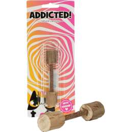 Kattenspeeltje Houten Dumbell met Madnip
