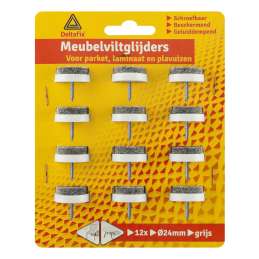 Meubelglijder vilt met...
