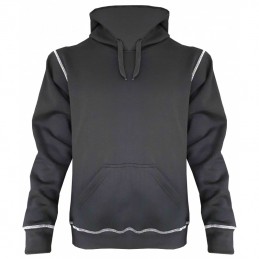 Hooded Sweater zwart hedmark storvik