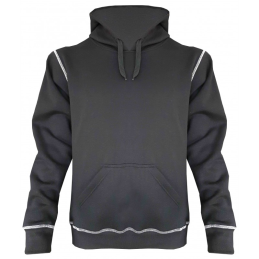 Hooded Sweater zwart hedmark storvik