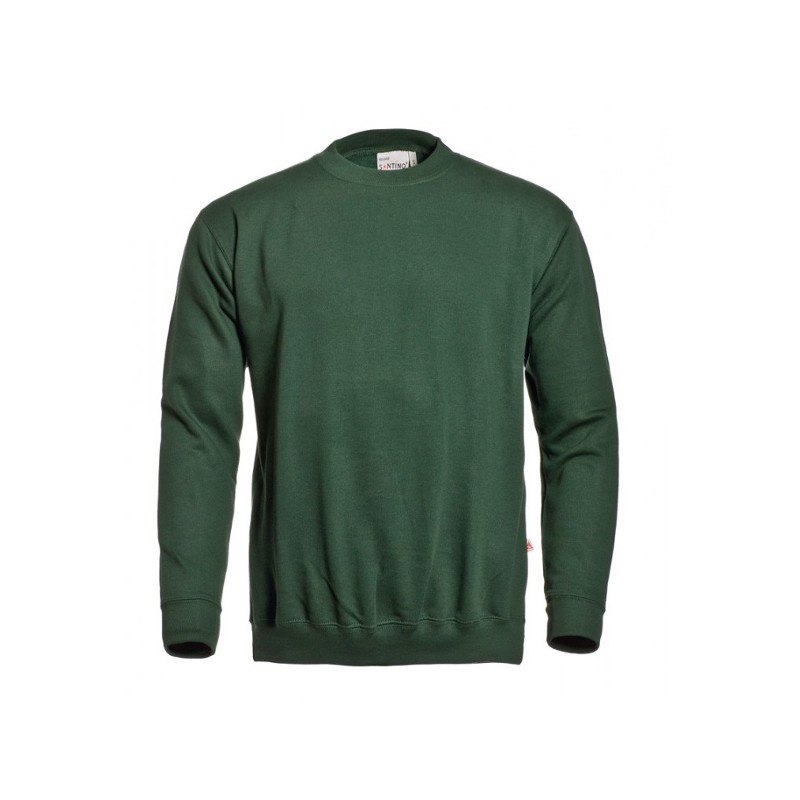 Sweater ronde hals groen