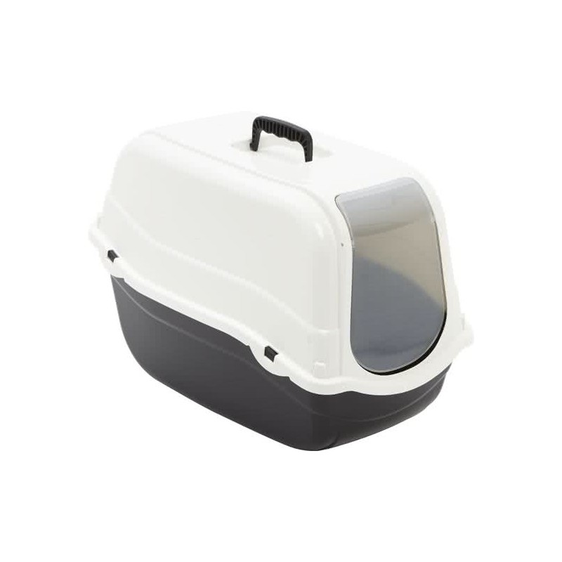 Kattenbak Romeo zwart/wit 54 x 33 x 42cm Kattenbak Romeo zwart/wit 54 x 33 x 42cm