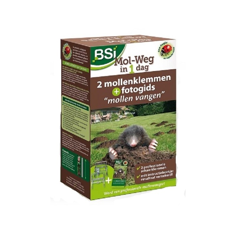 BSI Mol weg in 1 dag mollenklem